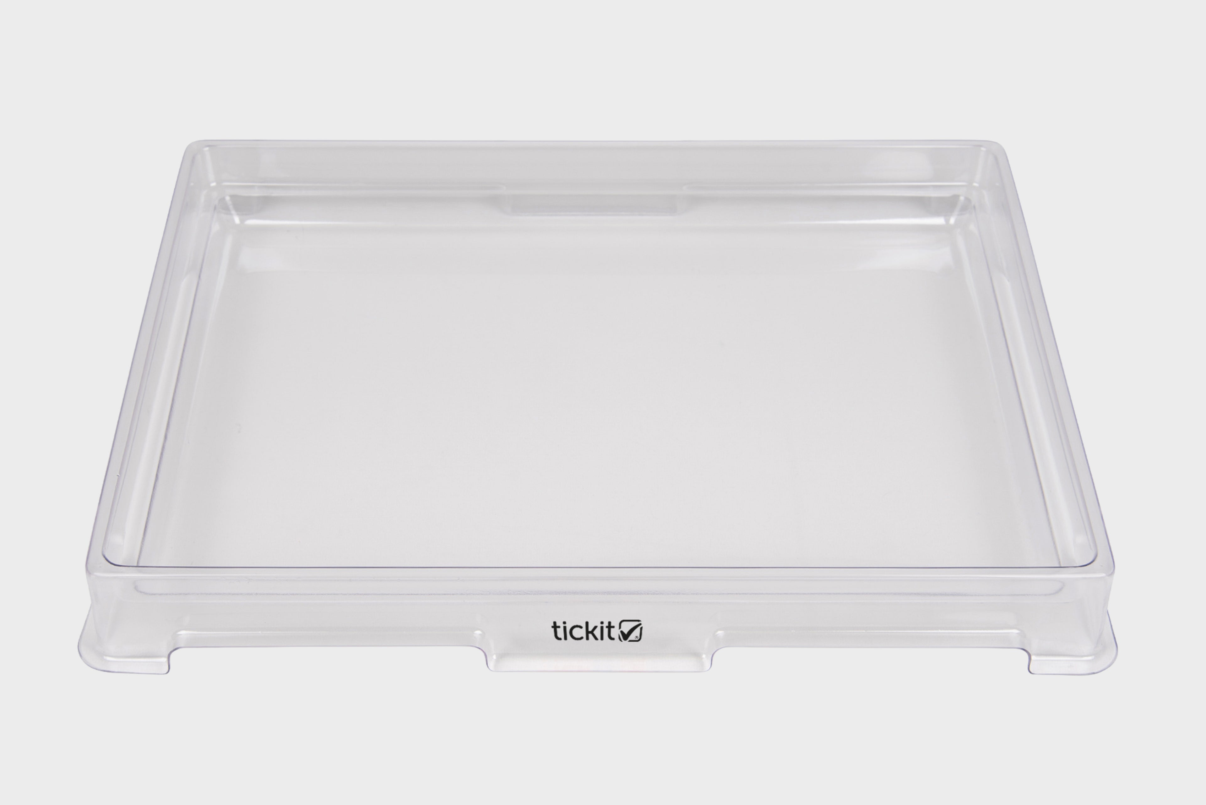 Transparent A3 light panel cover with raised edges and clear frame, front view.