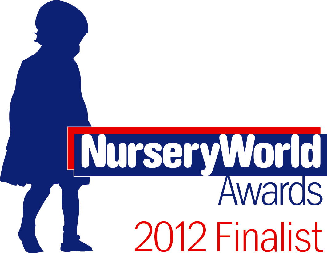 NurseryWorld Awards 2012 Finalist graphic with blue child silhouette
