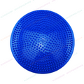 Gymnic balance wobble cushion with blue studded surface