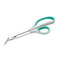 Easi-Grip long-reach toe nail cutter with teal-and-white handle and angled blades