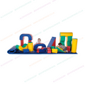 Colorful foam playset with tunnel, blocks, and rolling mat for kids