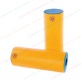Orange foam frolic rods with blue end caps, pair set of 2