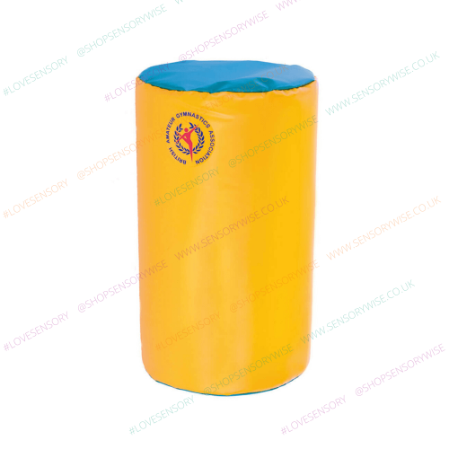 Jump for Joy Frolic Rod medium, yellow cylinder with blue lid