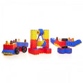 Junior Polydron class set with colorful interlocking blocks and small figures