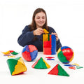 Original Polydron Sphera class set with colorful interlocking panels: spheres and triangles