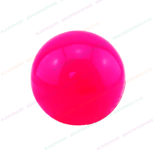 14 cm child-proof non-burst ball, bright pink round surface