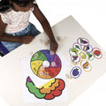 Rainbow scents exploration kit with colorful scent wheel board and stickers