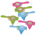 Sand writer set of 3 triangular sand molds with handles, assorted colors