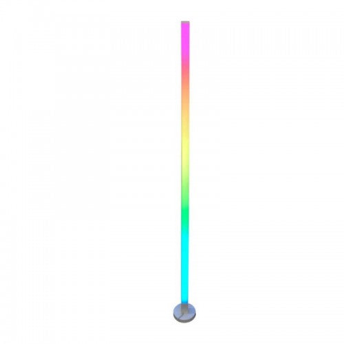 1.5m sound-reactive LED light tube with multicolor glow and round base