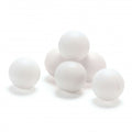 White table tennis balls, round set of four