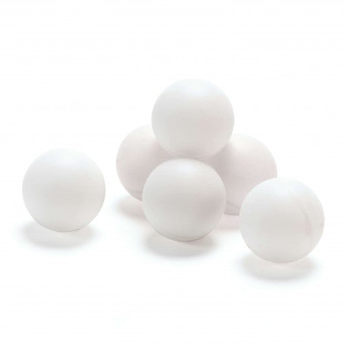 White table tennis balls, round set of four