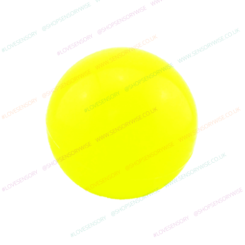 14 cm child-proof non-burst ball, bright yellow round surface